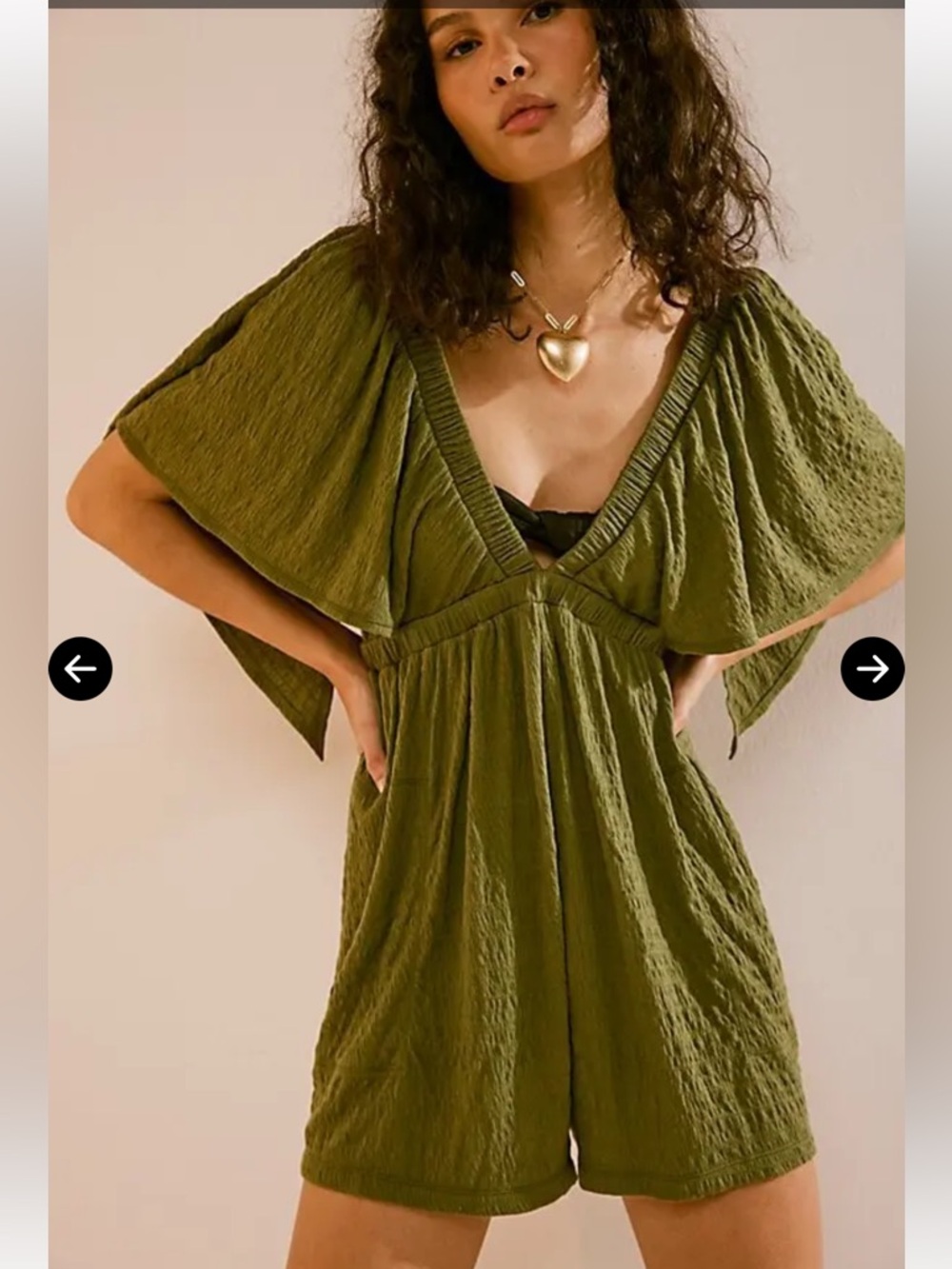 Free People Free est La La Romper~ Garden Snake small preowned